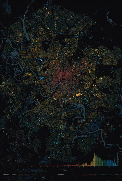 Плакат «Возраст домов Москвы»