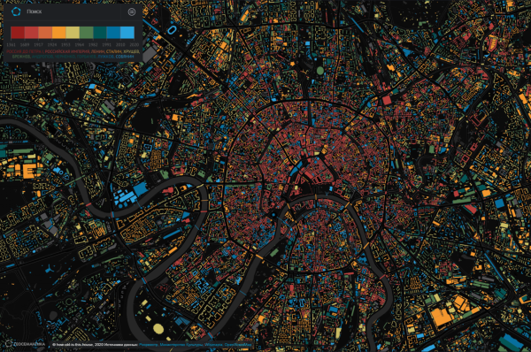 Интерактивная карта Москвы