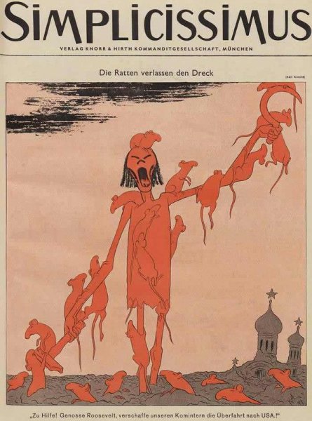 Карикатуре журнала Simplicissimus,