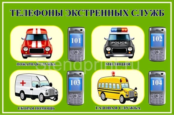 Номера экстренных служб для детей