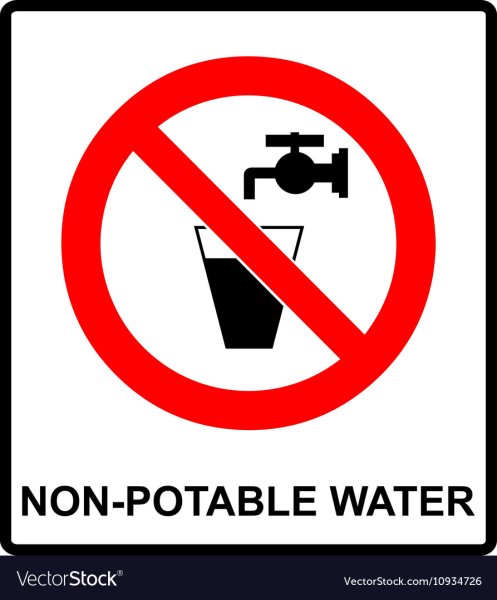 Техническая вода табличка