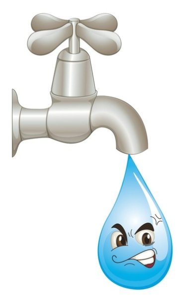 Берегите воду кран с каплей воды