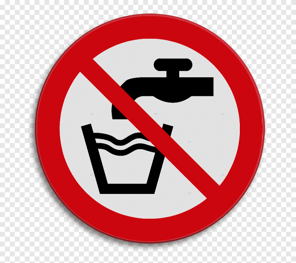 Вода не питьевая табличка