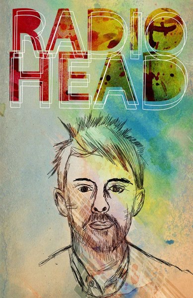Постер группы Radiohead