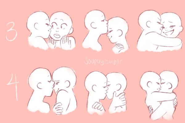 Позы для рисования легкие