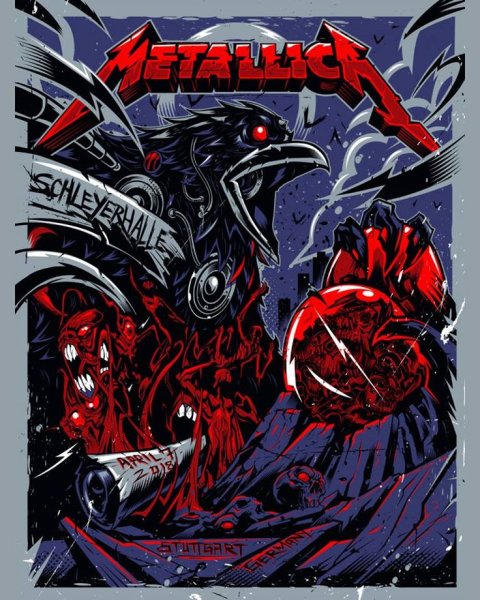 Плакаты металлики
