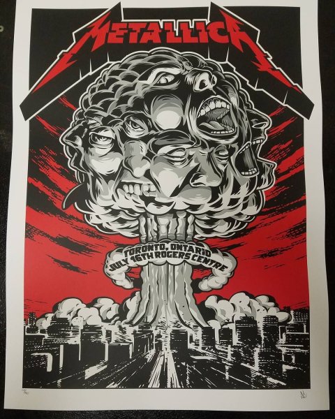 Группа Metallica Постер