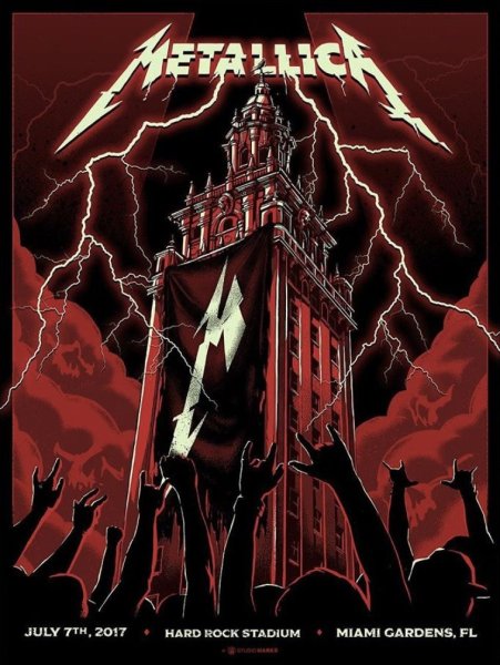 Рок группы постеры Metallica