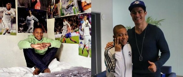 Киллиан Мбаппе и Роналду