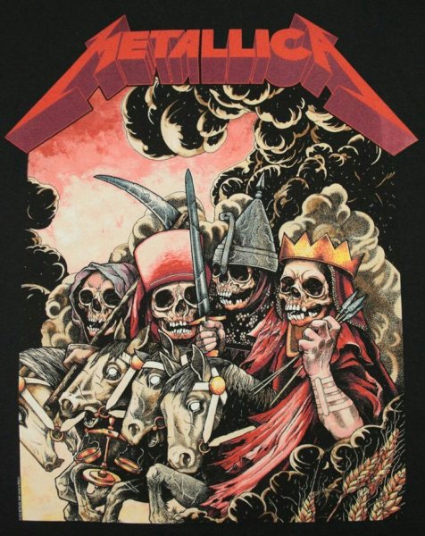 Постеры рок групп металика