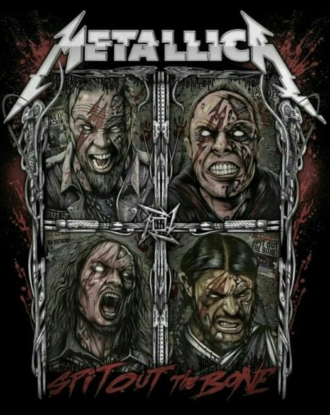 Постеры рок групп металика