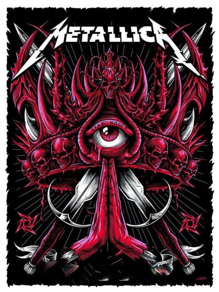 Металлика череп
