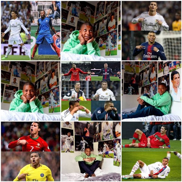 Мбаппе и Криштиану Роналду