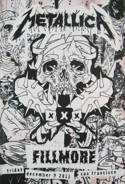 Metallica плакат