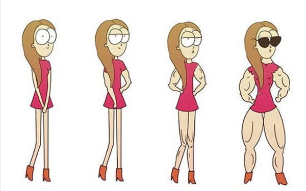 Мама длинные ноги рисунок