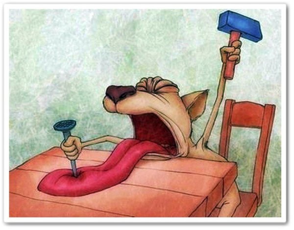 Язык неудержимое зло