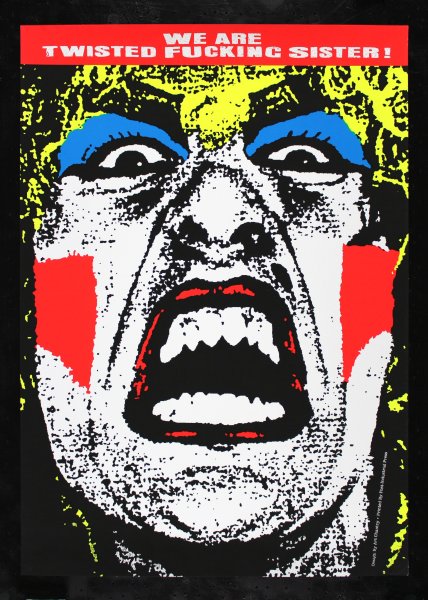 Twisted sister плакат