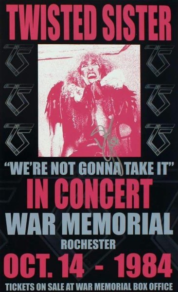 Твистед систер плакат