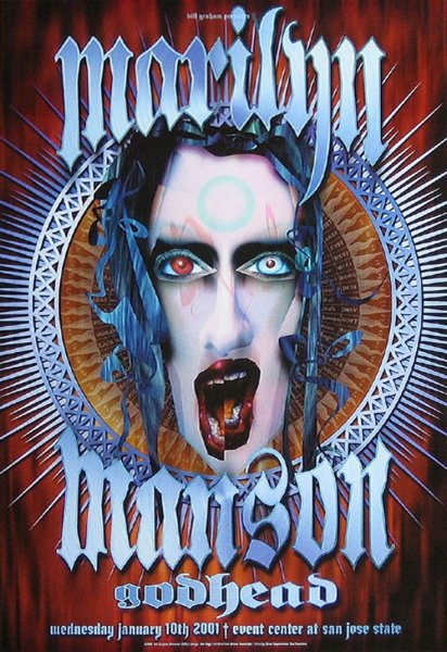 Группа Marilyn Manson Постер