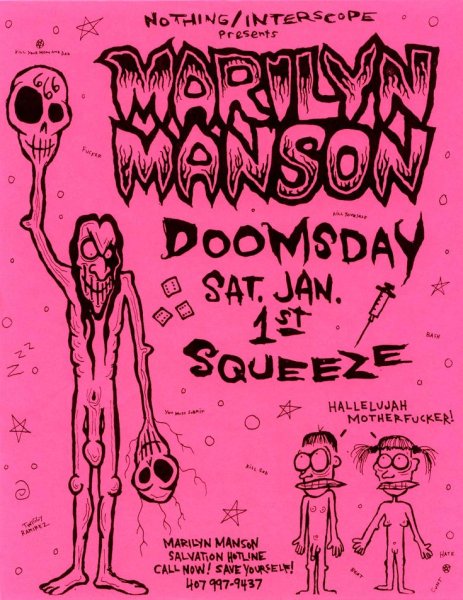 Marilyn Manson smells like children 1995