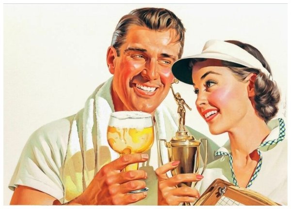 Советские плакаты в пивных