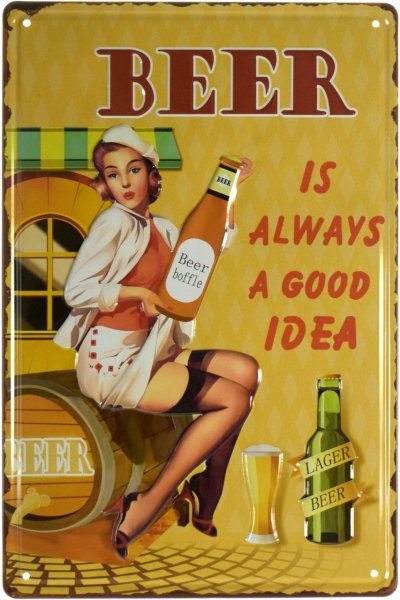 Рекламный плакат пива