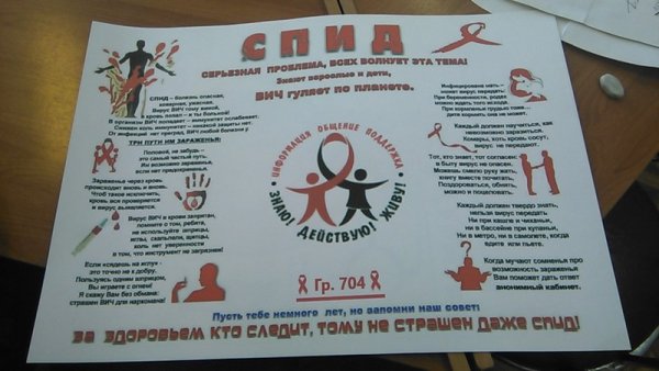 Бюллетень профилактика ВИЧ инфекции