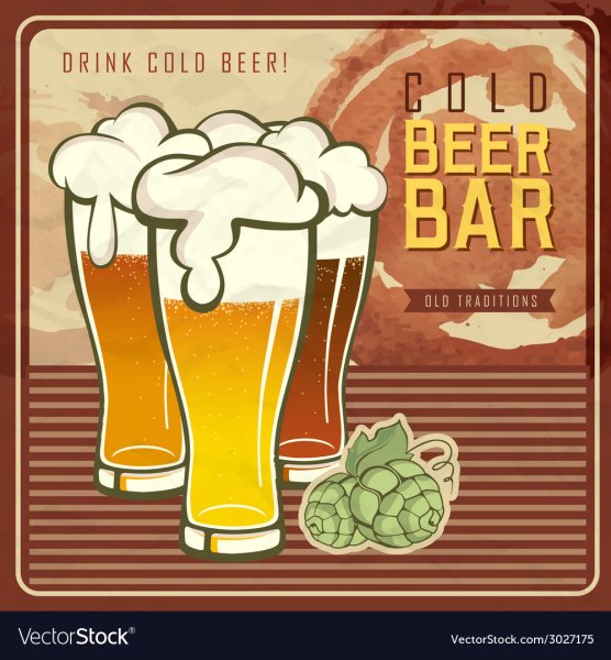 Крафтовое пиво плакат