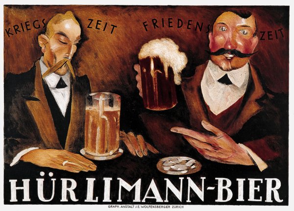 Старые рекламные плакаты пива