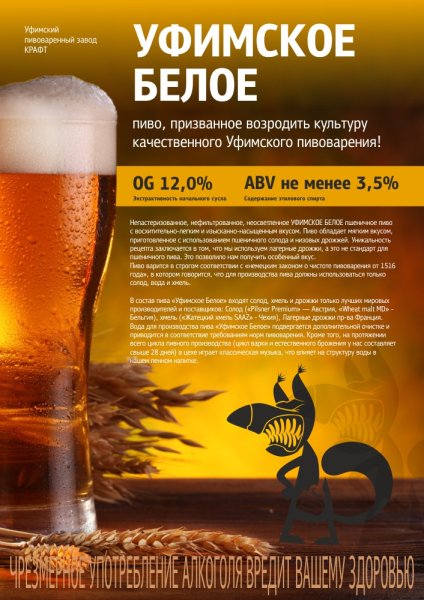 Постер пиво