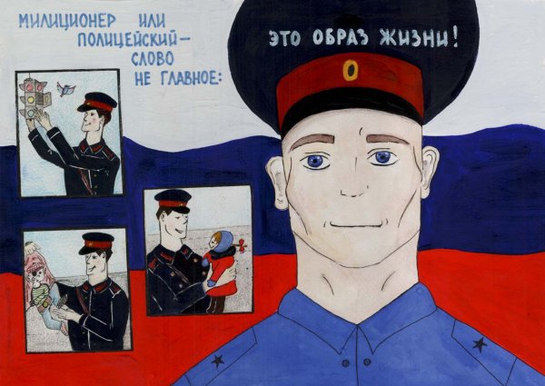 Плакат милиция