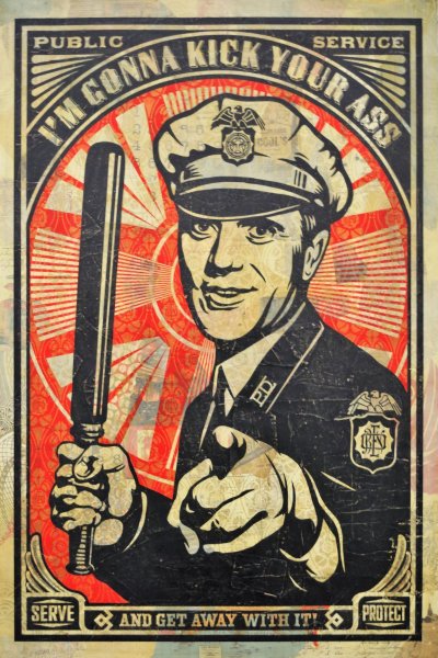 Американские плакаты полиция