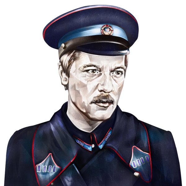 Советский милиционер рисунок