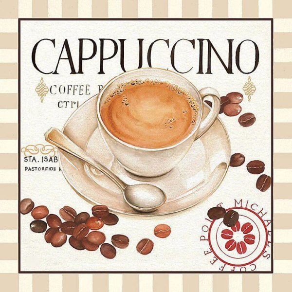 Чай кофе плакат