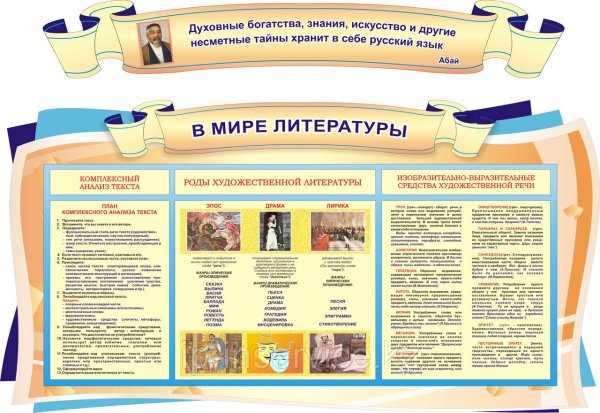 Стенд русский язык