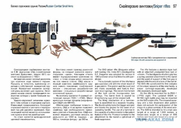 Основные части винтовки св-98