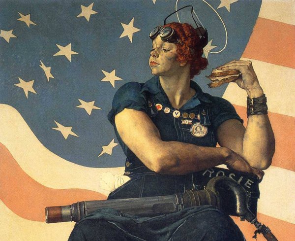 Норман Роквелл Клепальщица Рози