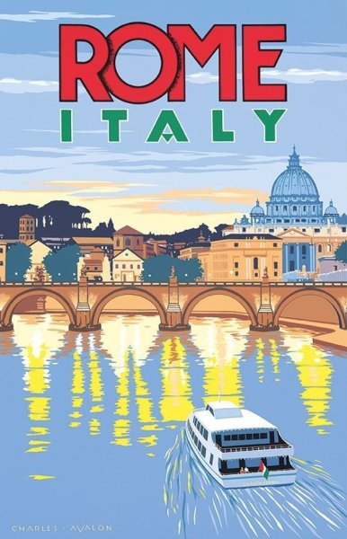 Итальянские рекламные плакаты