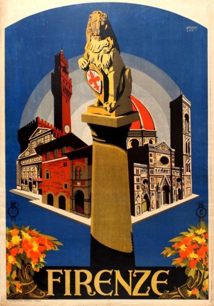 Постер ретро Рим