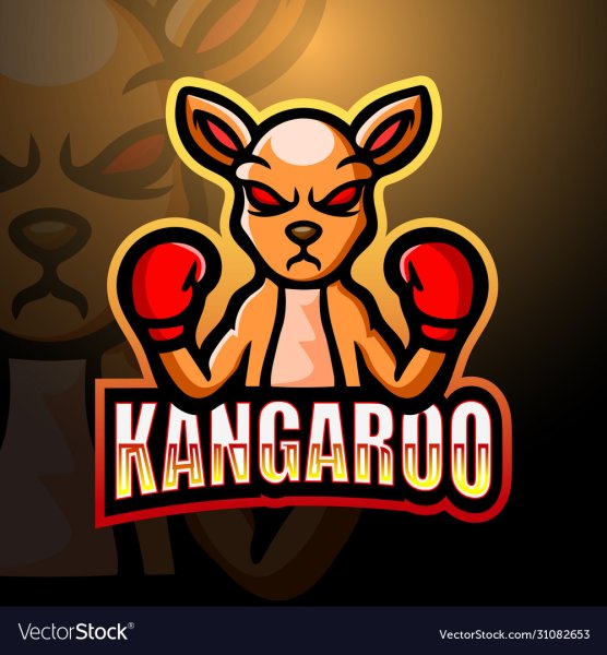 Кенгуру боксер вектор
