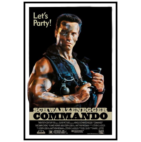 Poster коммандос (1985)