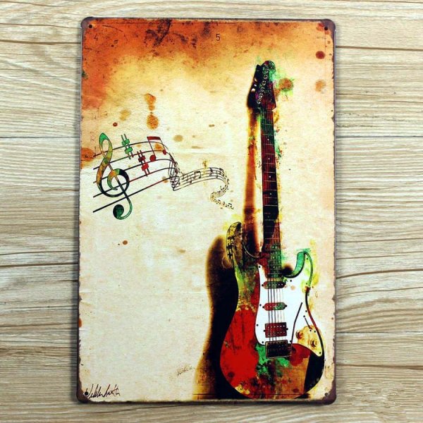 Постеры для интерьера в музыкальном стиле