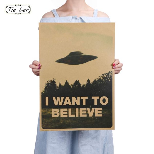 X files i want to believe плакат