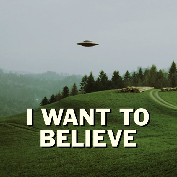 Секретные материалы Постер i want to believe