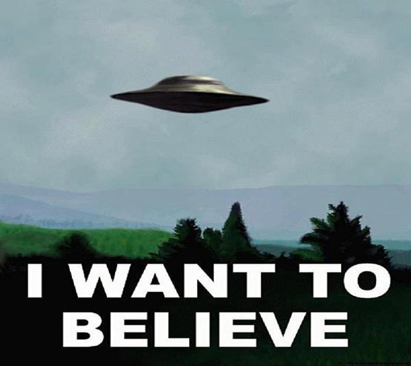 I want to believe плакат
