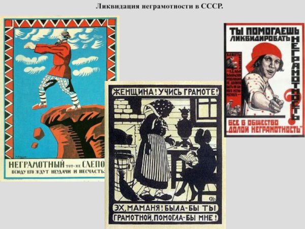 Ликвидация неграмотности в СССР