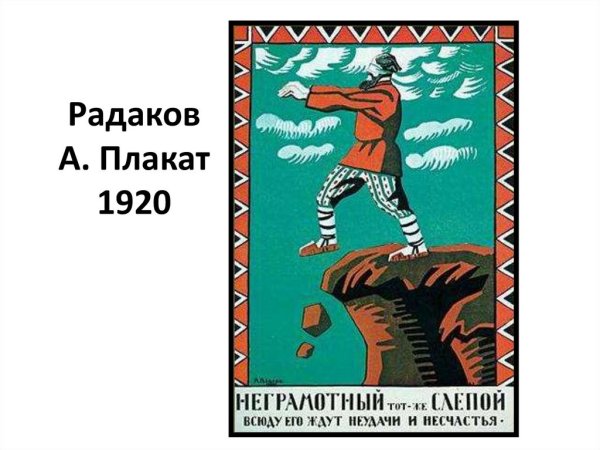 Борьба с безграмотностью в СССР