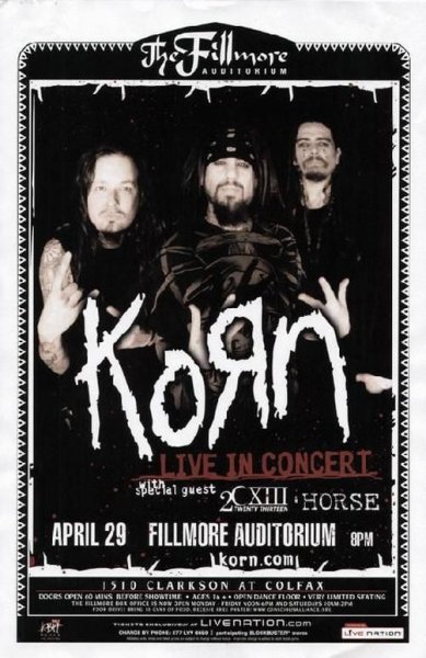 Korn Постер