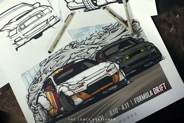 Японские постеры с машинами