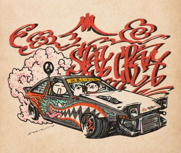 Японские постеры с машинами
